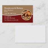 Bakkerij Winkel Modern Logo Embleem Visitekaartje (Voorkant / Achterkant)