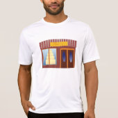 Bakkerij Winkel Voorkant Cake Store T-shirt (Voorkant)