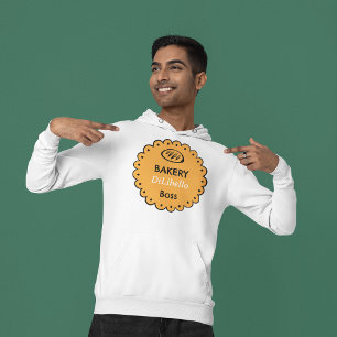 Bakkerijbrood illustraties hoodie