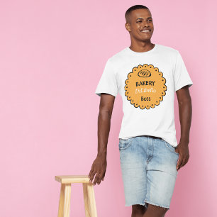 Bakkerijbrood illustraties t-shirt