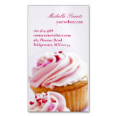 bakkerijcupcakes magnetisch visitekaartje (Voorkant Verticaal)