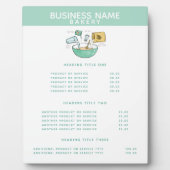 Bakkerijen | Prijzen en services Display Plaque Fotoplaat (Voorkant)