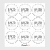 Bakkerijen, verpakkingsmateriaal, vinylStickers Sticker (Vel)