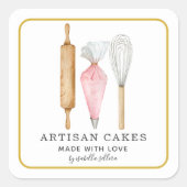 Bakkerijgebak Etiket banketbakkerswaren (Voorkant)