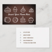 bakkerijkoek visitekaartje (Voorkant / Achterkant)