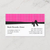 Bakkerijkoekjes Poppen Visitekaartje (Achterkant)