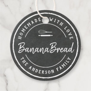 Bakkerijlogo Ambachtelijk Bakken Geschenk Krijtbor Bedankjes Labels
