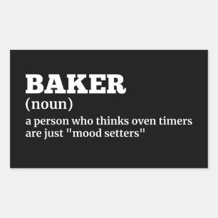 Bakkerijmedewerker Funny Definition Sticker