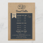 bakkerijmodel voor schotel- en schoenenpapierdonut programma (Voorkant)