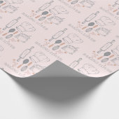 bakkerijpatroon cadeaupapier (Hoek)