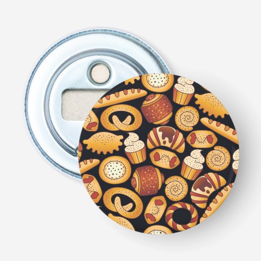 Bakkerijproducten Button Flesopener (Voorkant)