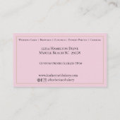 Bakkerijraam Visitekaartje (Achterkant)