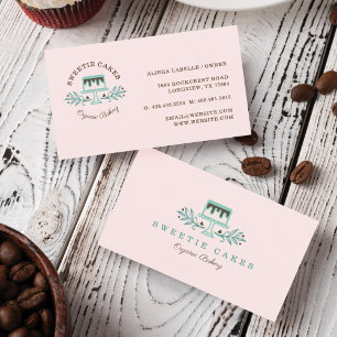 Bakkerijsnoek en Logo van Floral Leaf Company Visitekaartje