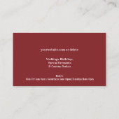 Bakkerijtaart Visitekaartjes (Achterkant)