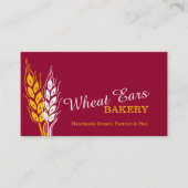 Bakkerijtarwe en rode gele visitekaartjes (Voorkant)