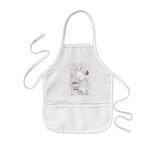 bakkerkonijn kinder schort (Voorkant)