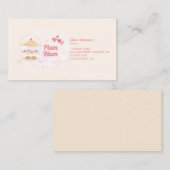 Bakkerkwaren en -snoepjes aanpassen visitekaartje (Voorkant / Achterkant)