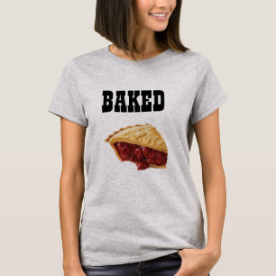 bakkerrie-T-shirtontwerper voor gebakken taart T-shirt