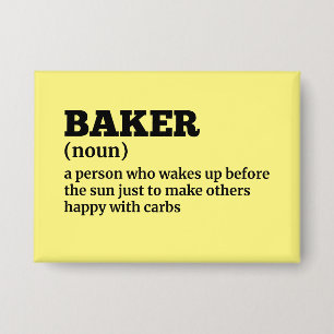 Bakkers Definitie Humor Button