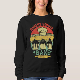 Bakkers Gaan Bakken Koken Vintage Bakken Spreuk Trui