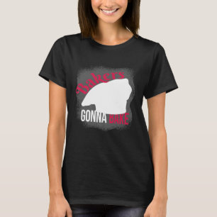 Bakkers gaan koken banketbakker grap t-shirt