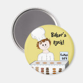 Bakkers Rots Magneet (Voorkant / Achterkant)