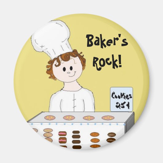 Bakkers Rots Magneet (Voorkant)