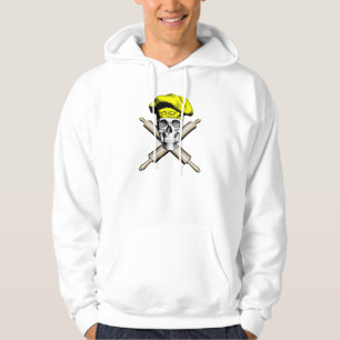 Bakkersschedel en Rolling Pins: Geel Hoodie