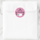 Bakkerswaren bakkersgerei in de detailhandel, gepe ronde sticker (Tas)