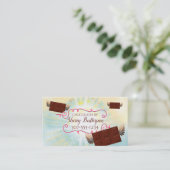 bakkerswaren voor de bedekking van engelenchocolad visitekaartje (Staand voorkant)