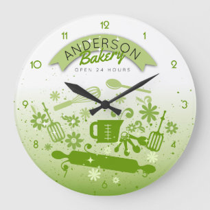 Bakketgereedschap Kookgerei, gepersonaliseerde gro Grote Klok