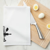 Bakketgereedschap Silhouette Piccon Kitchen Towell Theedoek (Quarter Fold)