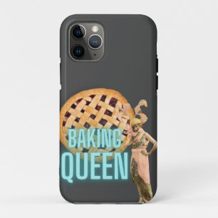  bakkoningin op grijs iPhone 11 pro hoesje