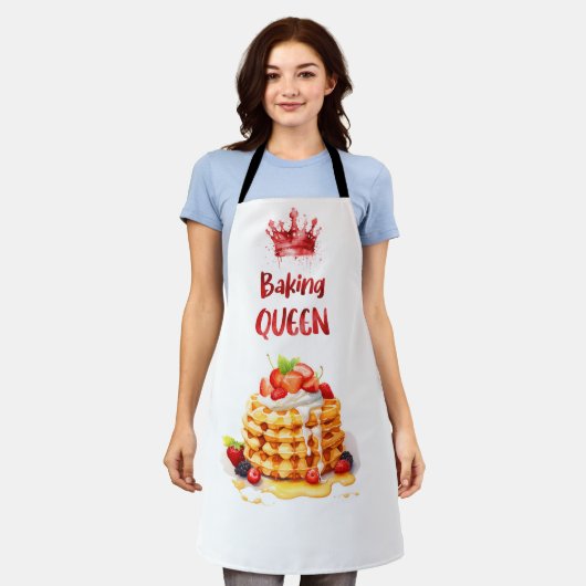 Bakkoningin Schort (Gedragen)