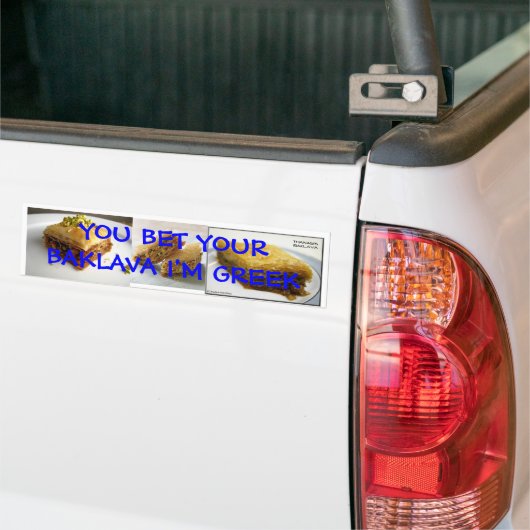 Baklava Bumpersticker (Op Truck)