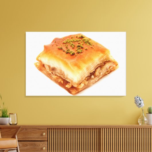 Baklava Canvas Afdruk (Insitu (Woonkamer))