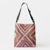 Baklava Chevron Star II // Authentic 18th Century Crossbody Tas (Achterkant)