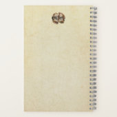 Baklava Ephemera Collage Art Notitieboek (Achterkant)