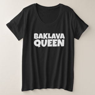 BAKLAVA KONINGEN T-SHIRTS PLUS GROOTTE