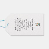 Bakontwerp voor bakkerijen cadeaulabel (Achterkant Horizontaal)