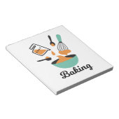 Bakontwerp voor bakkerijen notitieblok (Schuin)