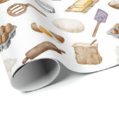 bakpatroon van de waterverf cadeaupapier (Rol Hoek)