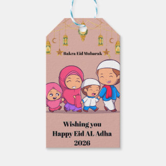 Bakra Eid Mubarak-cadeaublaadjes 2026 Cadeaulabel