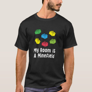 Baksteen Bouwer Ontwerp Blokken Bouwsteen Speelgoe T-shirt