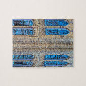 Baksteen en glas - 8 x 10 - 110 pcs. legpuzzel (Horizontaal)