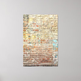 Baksteen Kunst Canvas Afdruk