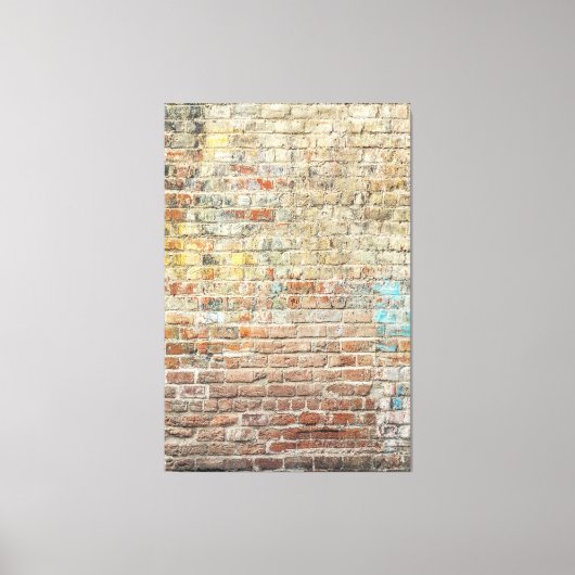 Baksteen Kunst Canvas Afdruk (Voorkant)