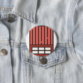 baksteen ronde button 7,6 cm (In situ)