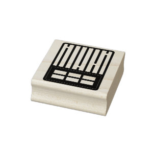 baksteen 	rubberstempel