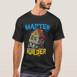 Baksteenbouwer meesterbouwer van legos grappige sc t-shirt